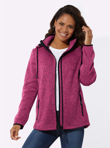 WITT WEIDEN Fleece-Jacke in fuchsia-meliert