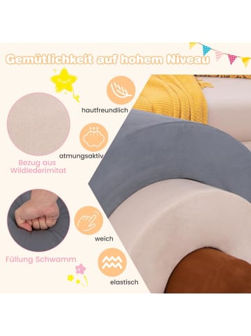 COSTWAY 3-tlg. Softbausteine in Grau