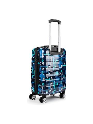Nowi 4 Rollen Kabinentrolley S 55 cm blau