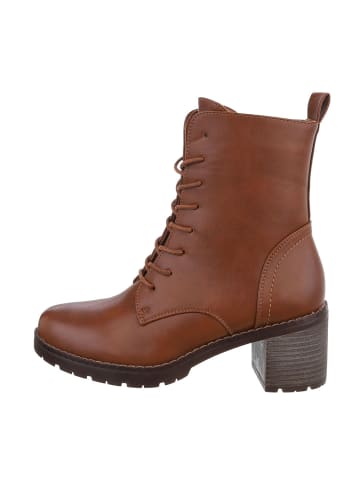 Ital-Design Stiefelette in Camel