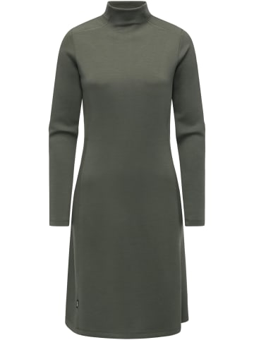 ragwear A-Linien-Kleid Leavie in Dark Olive