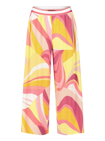 Betty Barclay Culotte mit elastischem Bund in Rosé/Yellow