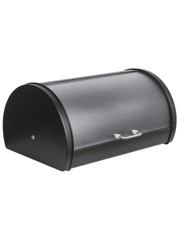 Beliani Brotkasten FRIANDISE in Schwarz - (W) 38 x (H) 19 x (L) 26 cm