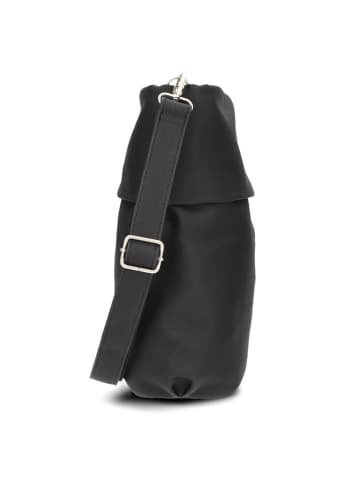 Zwei Mademoiselle.M Schultertasche 31 cm in nubuk black