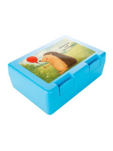 Mr. & Mrs. Panda Bentobox Igel Luftballon Design mit Spruch in Weiß