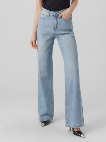 Vero Moda Straight Fit Jeans Stone Washed Denim VMTESSA in Hellblau