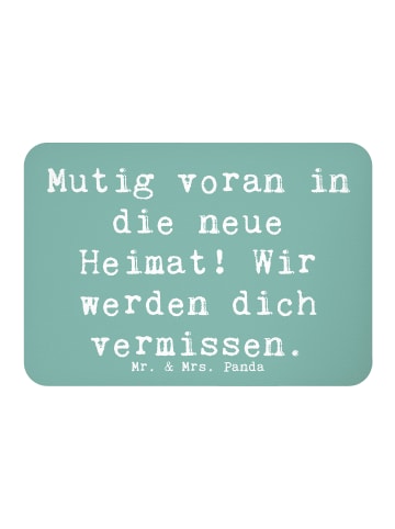 Mr. & Mrs. Panda Kühlschrankmagnet Spruch Umzug in eine neue Sta... in Meeresbrise