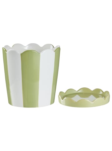 Butlers Blumentopf SUNDAE mit Teller in Grün