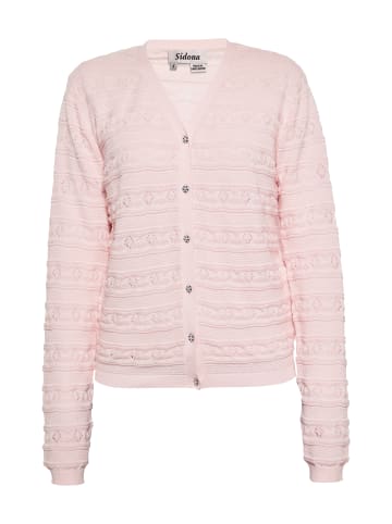 Sidona Damen Cardigan in Zartrosa