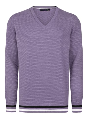 Felix Hardy V-Ausschnitt Pullover in lila