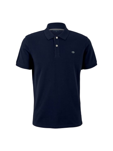 Tom Tailor Poloshirt 3er Pack in Schwarz/Blau/Weiß