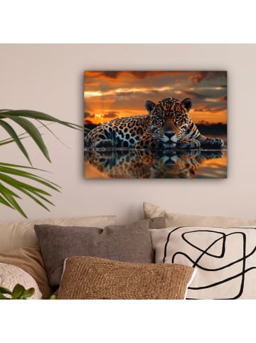 MuchoWow Leinwand Bilder Jaguar