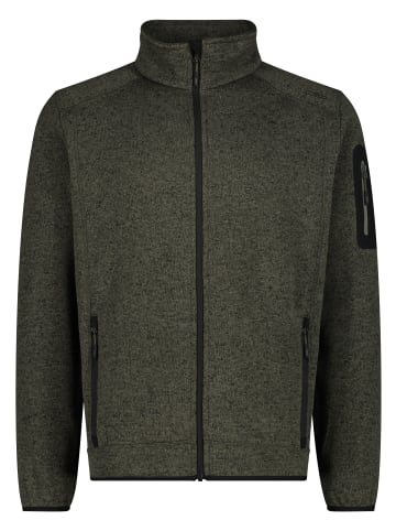 cmp Fleecejacke in 20ES Olive-Nero