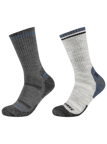 Skechers Skechers 2PPK Men Trail Wool Socks in Grau