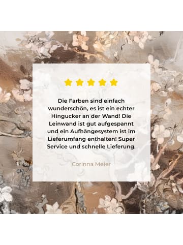 MuchoWow Leinwand bilder Mandelblüte (BxH)