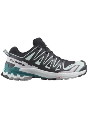 SALOMON Outdoorschuhe in Black/Bleached Aqua/Harbor Blu