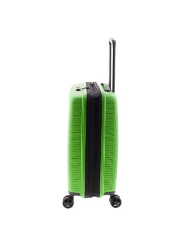 Gladiator 2800 4 Rollen Kabinentrolley 55 cm mit Dehnfalte green