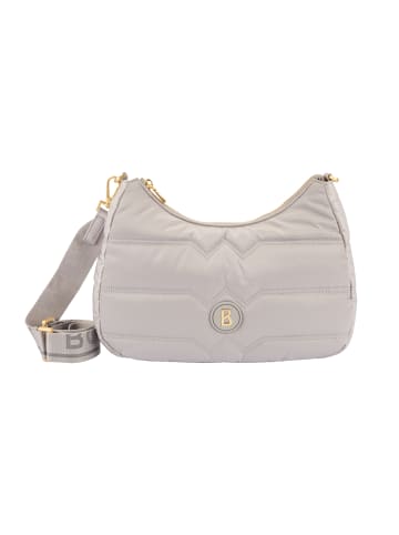 Bogner Schultertasche 'Wallis Tessuto Odette in Hellgrau 32,00 x 23,50 x 7,00 cm'