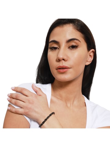 Steel_Art Gliederarmband Damen May schwarz farben in schwarz