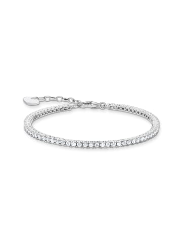Thomas Sabo Tennis-Armband Silber in silber, weiß