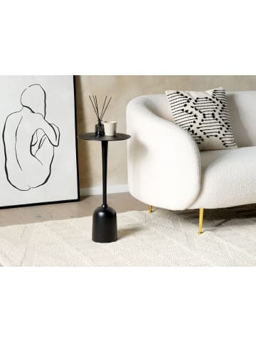 Beliani Beistelltisch SELWYN in Schwarz - (W) 30 x (H) 60 x (L) 30 cm