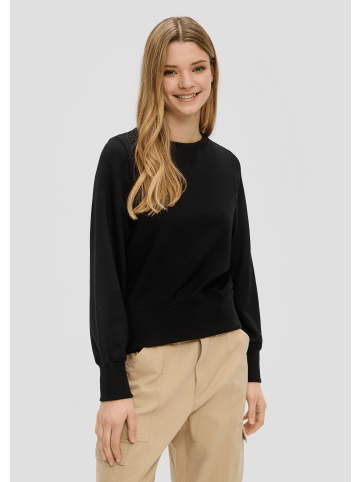 Q/S designed by s.Oliver Sweatshirt langarm in Schwarz