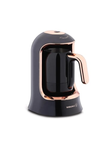 Korkmaz Deluxe Türkische Kaffeemaschine 400W geeignet für 4 Tassen in Schwarz