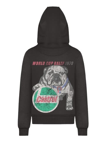 F4NT4STIC Hoodie Castrol 1970 in schwarz