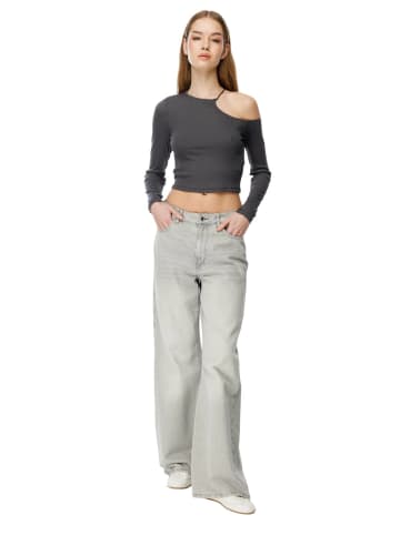 Alexa Dash Blouse in Anthrazit