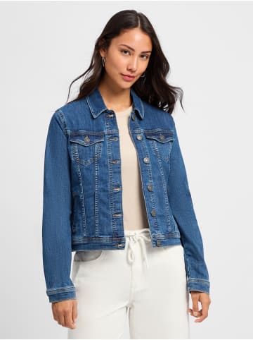 More & More Jeanjacke in blue stone