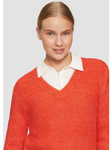 s.Oliver Strickpullover langarm in Orange