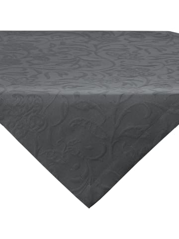 Pichler Jacquard Mitteldecke Cordoba in dunkelgrau