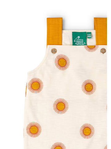 Little Green Radicals Bio-Latzhose in Creme