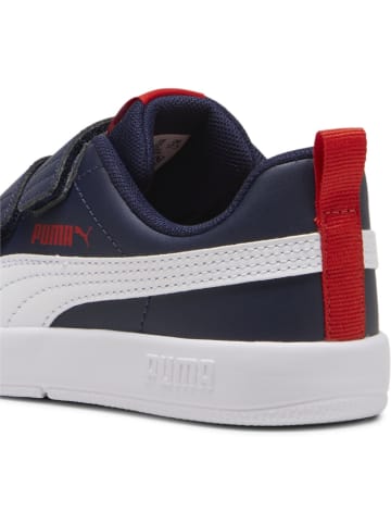 Puma Kinder Sneaker "Courtflex V3 V PS" in Blau