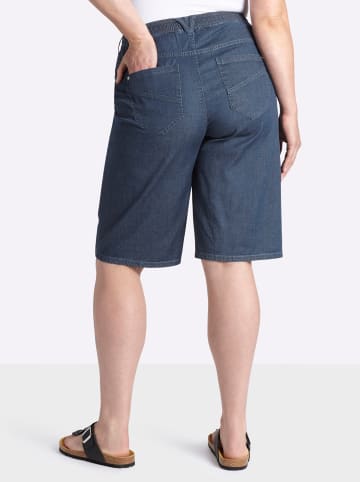 sheego Jeans-Bermudas in dark blue