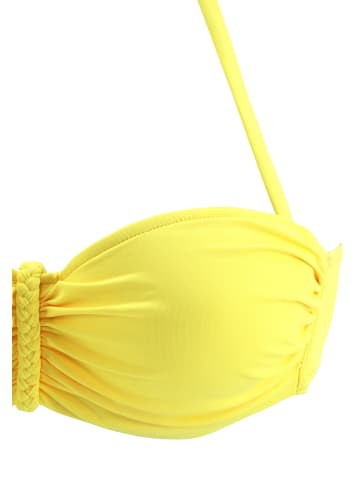 Buffalo Bügel-Bandeau-Bikini-Top in gelb