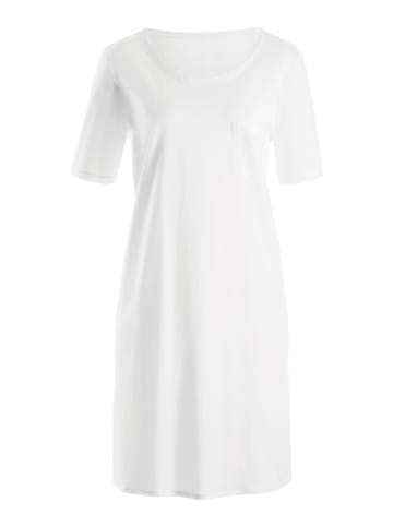 Hanro Nachthemd Cotton Deluxe in Weiß