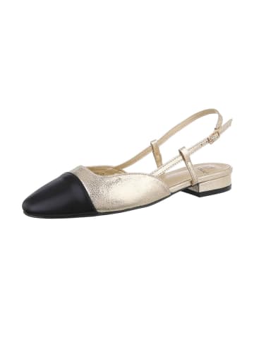 Ital-Design Pump in Gold und Schwarz