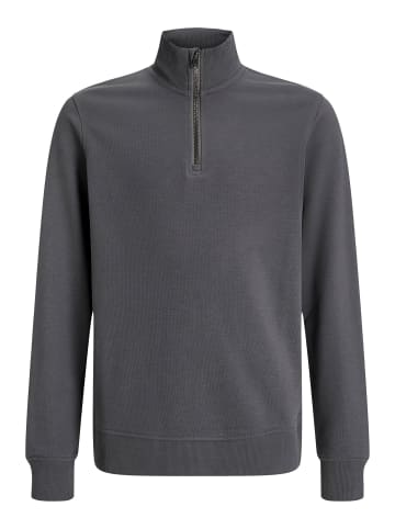 JACK & JONES Junior Sweatshirt mit halbem Reißverschluss in Castlerock
