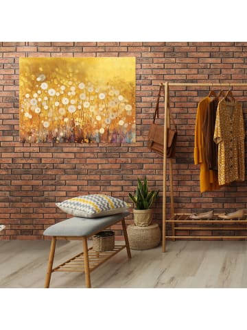 WALLARENA Wandbild Blumen in Gelb