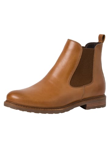 Tamaris Chelsea Boot in NUT LEATHER