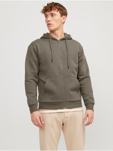 Jack & Jones Kapuzenjacke Regular Fit Hoodie JJEBRADLEY in Braun-2