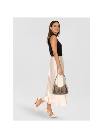 Guess Jessa Schultertasche 26 cm in latte logo