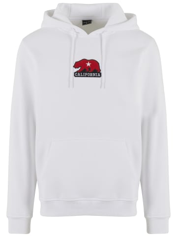 Mister Tee Mister Tee California Bear Patch Hoody in white