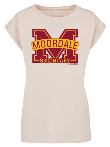 F4NT4STIC T-Shirt Sex Education Moordale Cracked M Logo2 in Whitesand