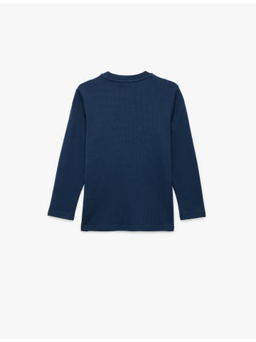 KOTON TSHIRT LS in Blau