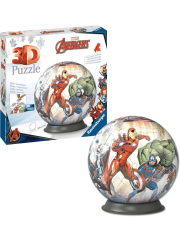 Ravensburger Konstruktionsspiel Puzzle 72 Teile 3D Puzzle-Ball Marvel Avengers 6-99 Jahre in bunt