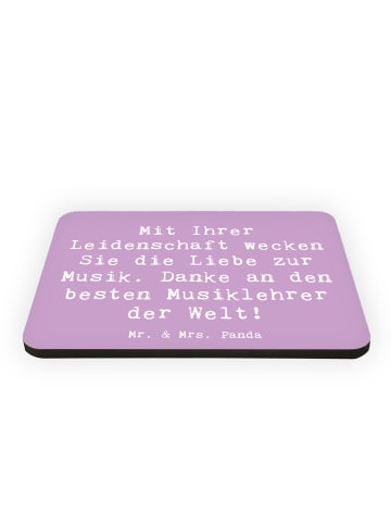 Mr. & Mrs. Panda magnet Spruch Musiklehrer Liebe mit Spruch in Lavendeltraum