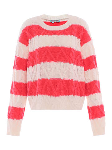 Libbi Damen Sweater in WOLLWEISS KORALLE