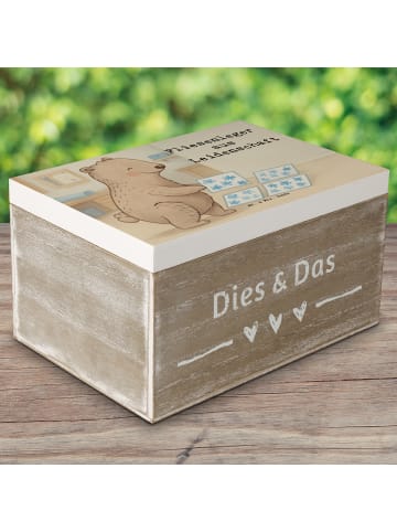 Mr. & Mrs. Panda Aufbewahrungsbox Fliesenleger Leidenschaft Desi... in Weiß